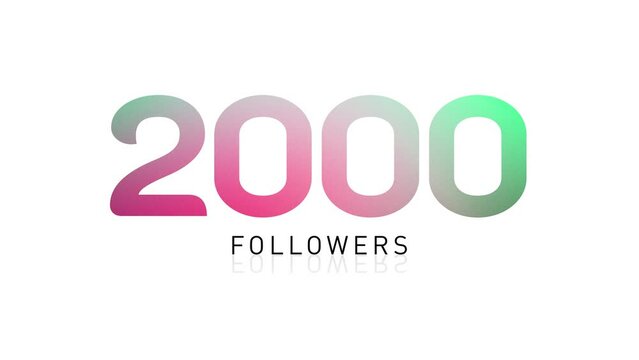 Followers Animation (4k)
