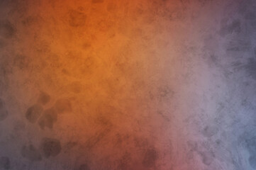 Vibrant grungy background with distressed pattern. Colorful scratched template. Texture and elements for your design. Wallpaper with scratches and stains. Gothic wall.