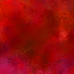 Painted composition with vibrant brush strokes. Textured colorful painting. Paint brushed wallpaper.