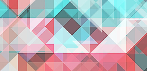 Overlapping design with triangles background. Abstract geometric wallpaper. Geometrical colorful triangular shapes.