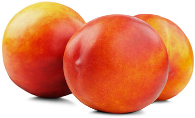 Fresh tasty ripe peach or nectarine fruits