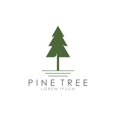 Abstract logo illustration of a pine tree.