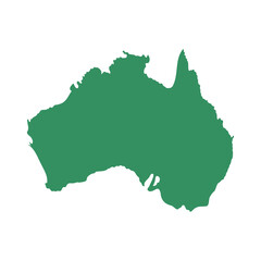 australia map icon