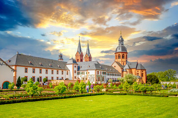 Fototapeta na wymiar Kloster Seligenstadt, Hessen, Deutschland 