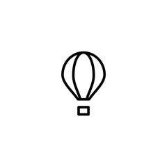 Obraz premium Hot air balloon icon