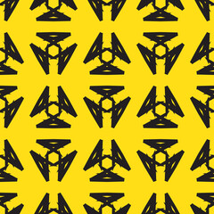 Bright seamless pattern with geometric shapes.