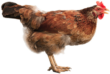 Big organic roaming natural red and village chicken