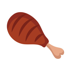bbq chicken icon