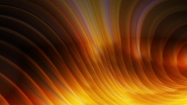 Yellow strands spiraling rays abstract