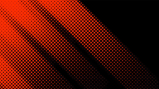 Halftone background vector, abstract backdrop design with two tone pattern and copy space for edit your content