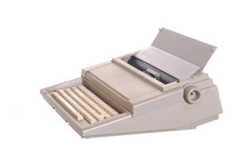 maquina antiga de escrever digitar analogico 