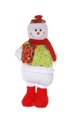 boneco de neve natal feliz 