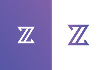 7Z logo, 7Z letter typography, 7Z modern company logo, 7Z brand monogram - obrazy, fototapety, plakaty