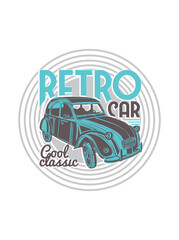 vintage race car for printing.illustration cool classic race poster.retro race car. Brooklyn, New York street wear superior retro tee print design.