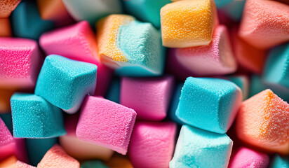 professional food photography closeup of a Marshmallows