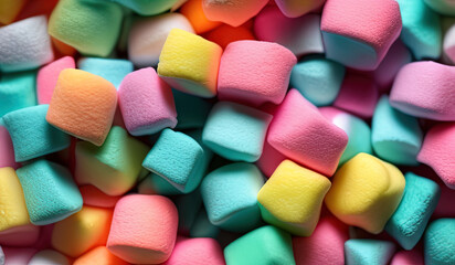 professional food photography closeup of a Marshmallows