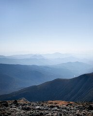 View from the Mount Washington Weather Observatory, New Hampshire