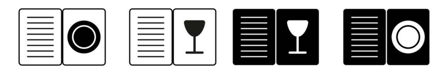 Luxury restaurant template. Restaurant menu. Modern food and drinks menu. Vector illustration design.
