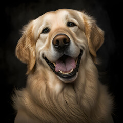 Golden retriever dog photography