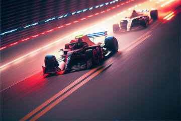 car race illustration