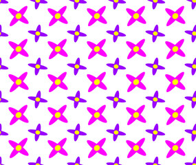 Pattern with flowers. Design for fabric, paper and website