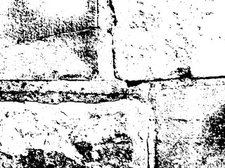 Naklejka premium Rustic grunge vector texture with grain and stains. Abstract noise background. Weathered surface. Dirty and damaged. Detailed rough backdrop. Vector graphic illustration with transparent white. EPS10.