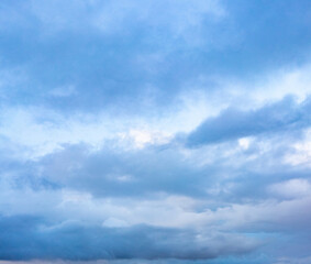 blue sky with clouds