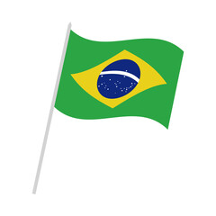 Flag of Brazil illustration