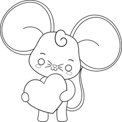 cute san valentine character