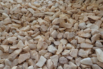 Weiße Steine Nahaufnahme 