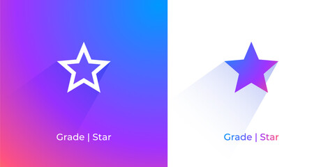 rating star icon vector illustration