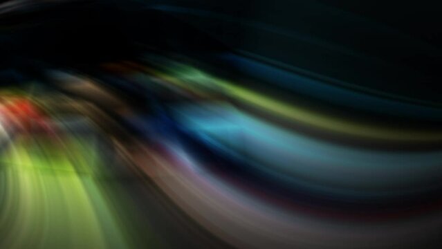 Multicolored strands abstract flash effect