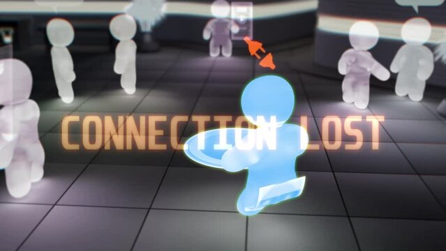 virtual universe avatar and connection lost message - internet problems