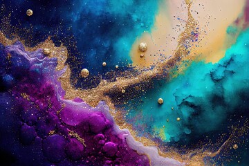 Fototapeta na wymiar galaxy marble abstract texture wallpaper, background