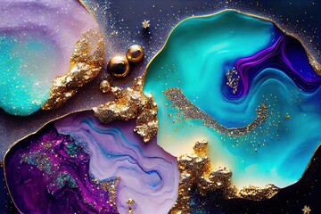 galaxy marble abstract texture wallpaper, background