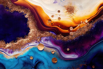 galaxy marble abstract texture wallpaper, background