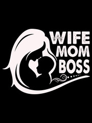 Mother`s day vector t-shirt design