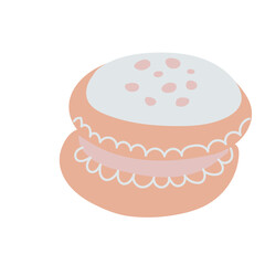 Christmas cookie vector clip art.