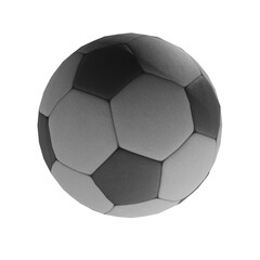 Soccer ball isolated on white transparent background