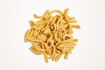 Gluten free pasta for concept design. Food concept. Homemade bakery concept.