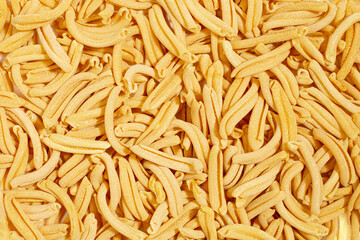 Gluten free pasta for concept design. Food concept. Homemade bakery concept.