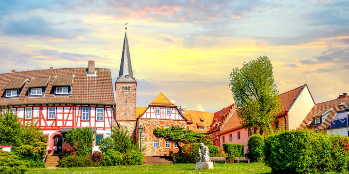 Altstadt, Schluechtern, Hessen, Deutschland 