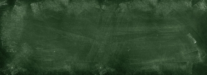 Green blackboard or chalkboard