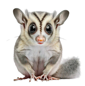 recommend clip art: Cute tiny adorable sugar glider animal on a transparant background