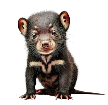 recommend clip art: Cute tiny adorable tasmanian devil animal on a transparant background