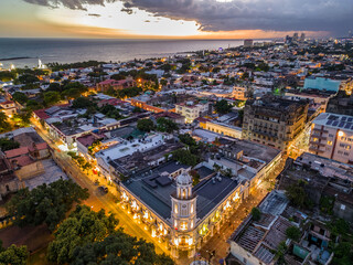 Fototapeta na wymiar Zona Colonial, Santo Domingo, Republica Dominicana.
