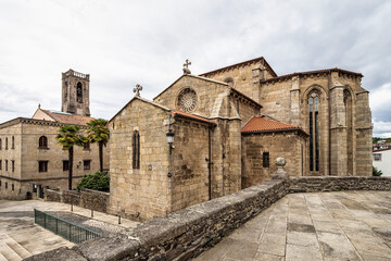 Obraz premium San Francisco of Betanzos church in the old town of Betanzos, A Coruna, Galicia, Spain.