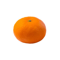 Mandarin isolated on transparent background.