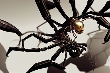 hybrid of spider and scorpio. Generative AI
