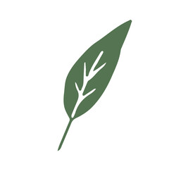 Colorful doodle floral element, vector naive art style clip art good for decorating